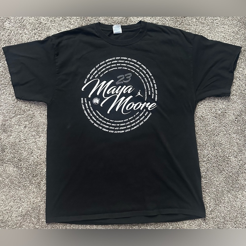 Minnesota Lynx Maya Moore Jersey Retirement Ceremony Tshirt Adult XL